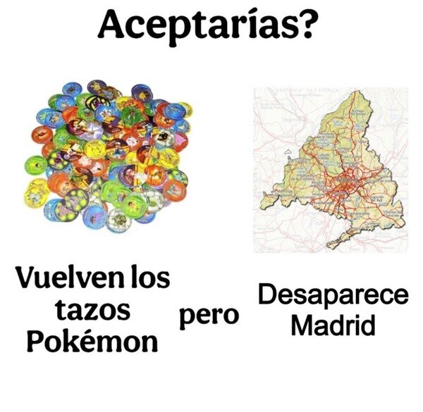 aceptar,tazos,pokemon,Madrid
