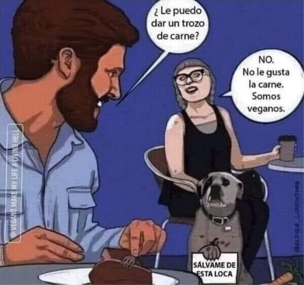 Meme_otros - Hay que salvar a los perros 'veganos'