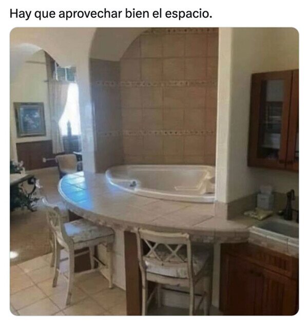 Otros - Siempre quise tener una... ¿mesa-bañera?