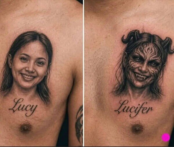 Lucy,tatuaje,novia,Lucifer