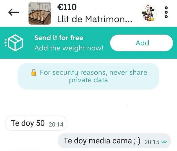 negociar,precio,cama,media