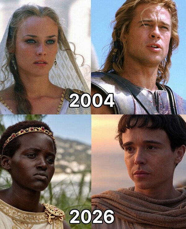 Meme_otros - La evolución de Helena y Aquiles de Troya