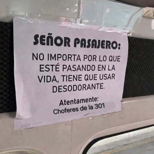 Meme_otros - Por favor, señor pasajero
