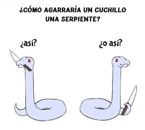 cuchillo,serpiente