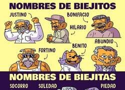 Enlace a Nombres de viejitos y de viejitas
