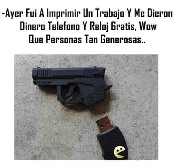 Otros - Pero no me imprimieron el trabajo...