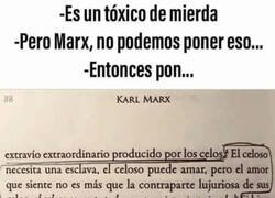 Enlace a Marx y los celos