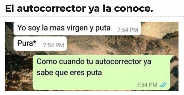 Meme_otros - El autocorrector la delató