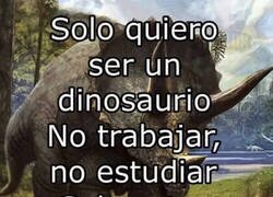 Enlace a Ojalá ser un dinosaurio