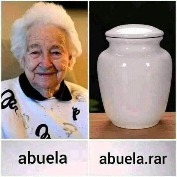 Meme_otros - La abuela en formato comprimido