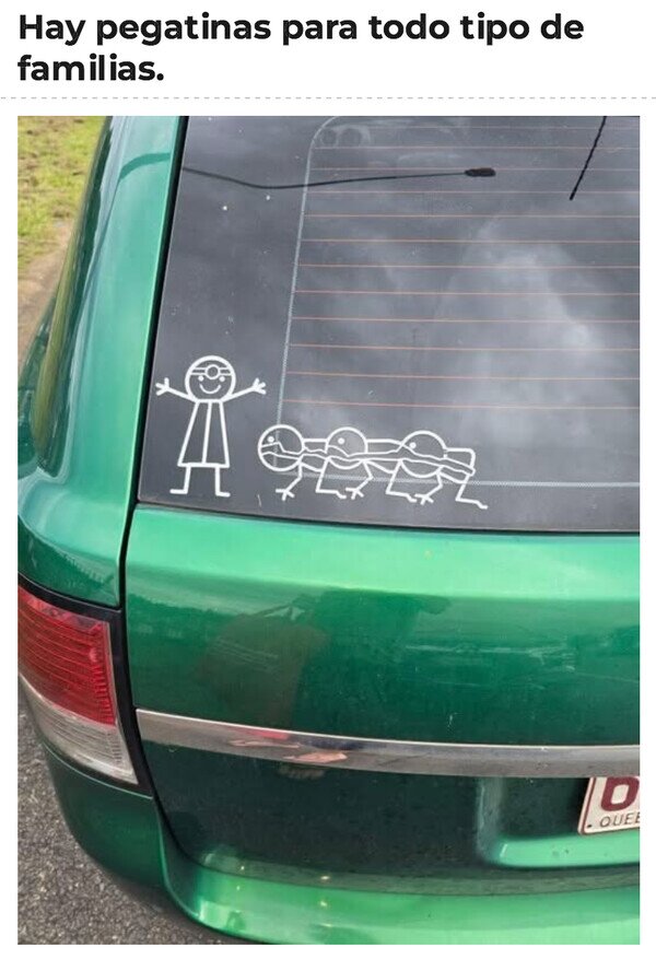 Meme_otros - ¿Qué tipo de familia viaja en ese coche?