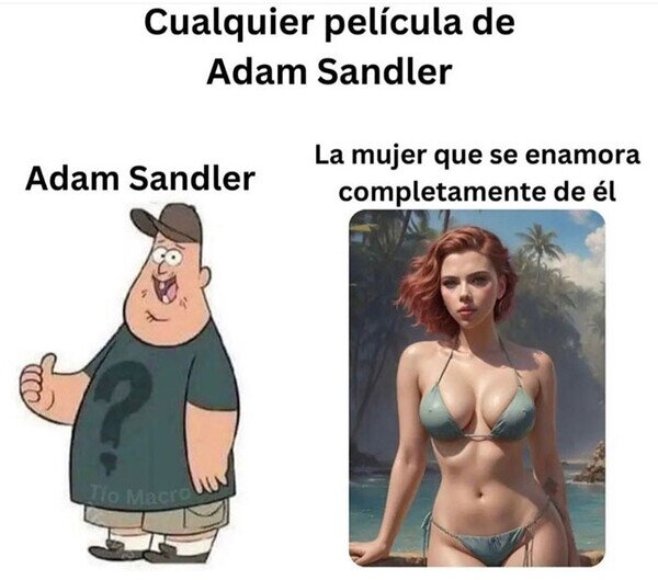 Meme_otros - Qué buenos chistes se debe contar Adam Sandler