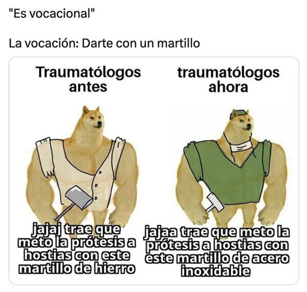 Otros - Yo querría haber sido traumatólogo