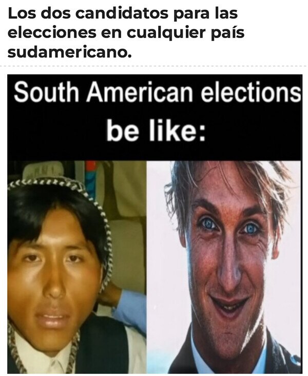 Otros - Los dos candidatos