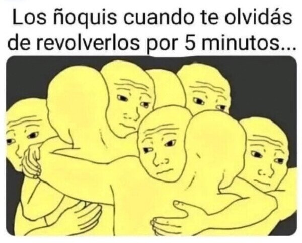 Meme_otros - Se quedan todos pegados