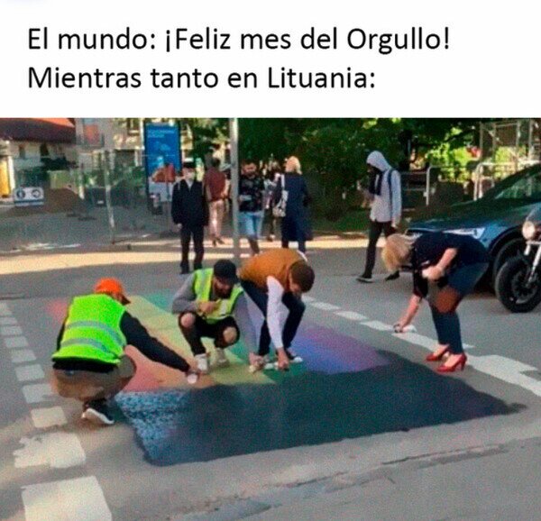 Meme_otros - En Lituania no son los más tolerantes