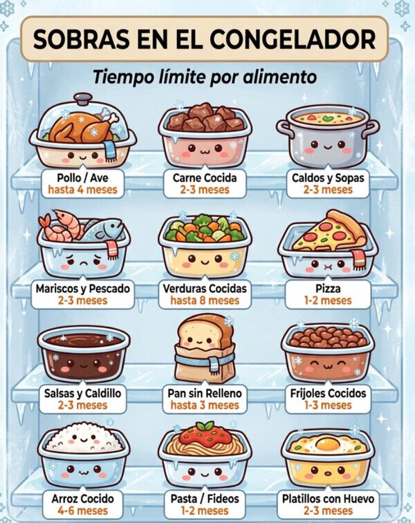 Meme_otros - ¿Cuánto aguanta la comida en el congelador?