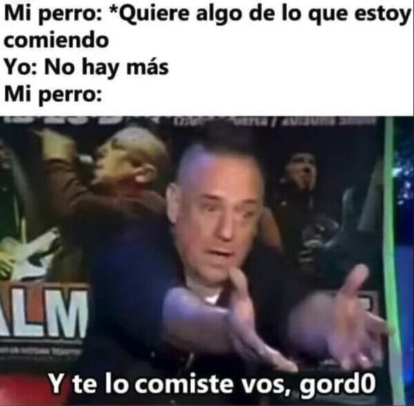 Otros - Cuando a mi perro se le antoja mi comida