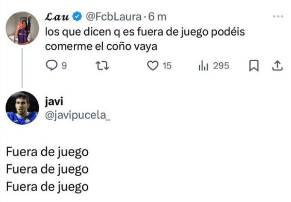 Otros - Fuera de juego clarísimo