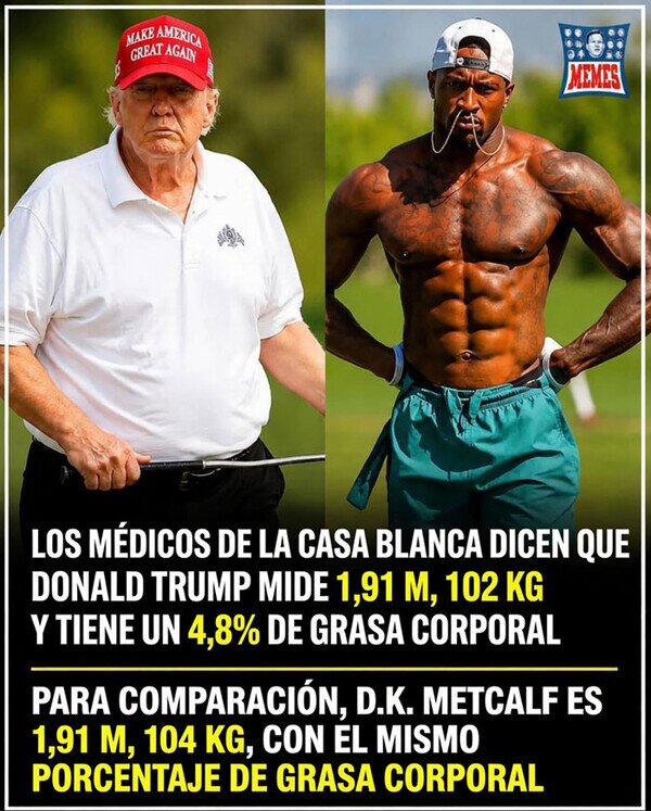 Meme_otros - No sabemos que esconde Trump debajo de la camiseta...