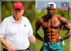 Enlace a No sabemos que esconde Trump debajo de la camiseta...