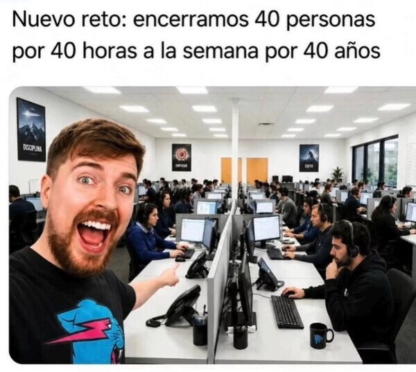 MrBeast,reto,trabajar