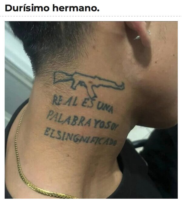 Otros - La pena que da el tatuaje también es real