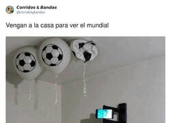 Enlace a Cáiganle a la casa pa ver el mundial, por @corridosybandas