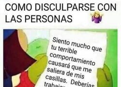 Enlace a Lo siento mucho...