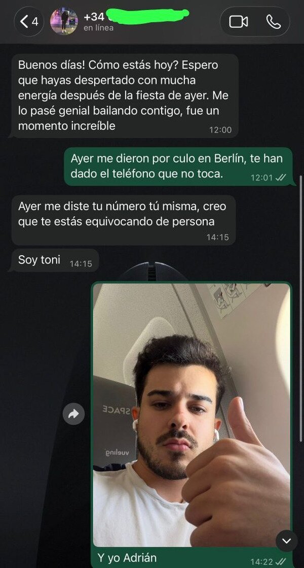 Meme_otros - Cuando te crees que has ligado pero te han dado un número falso