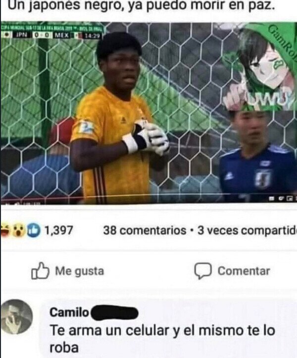 No hombre no... Mundial,Japón,portero