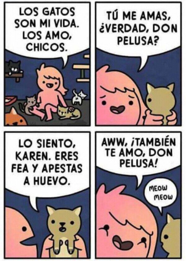 Meme_otros - Los gatos son mi vida