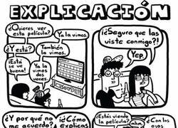 Enlace a Cuando ella dice que no ha visto la película