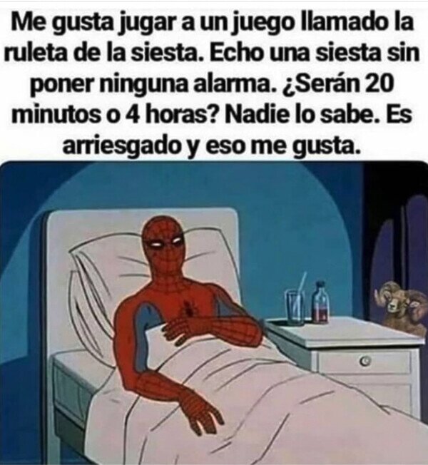 Meme_otros - La ruleta de la siesta