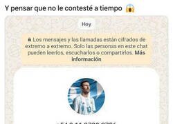 Enlace a Messi necesita mi ayuda