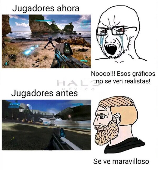 gamers,gr&aacute;ficos,juegos,antes,ahora