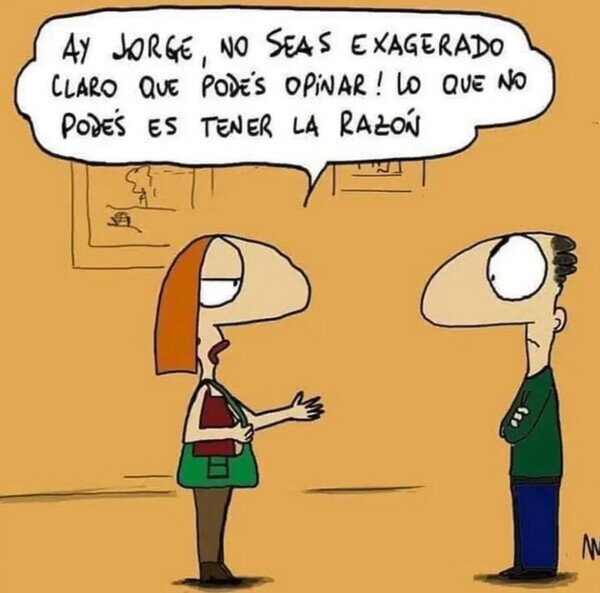 raz&oacute;n,opinar