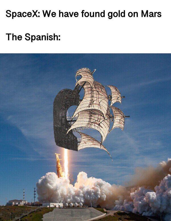 Otros - Cuando los de SpaceX encuentren oro en Marte