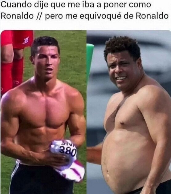 Meme_otros - Tengo el cuerpo de Ronaldo