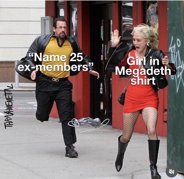 camiseta,fan,banda,grupo,Megadeth,miembros