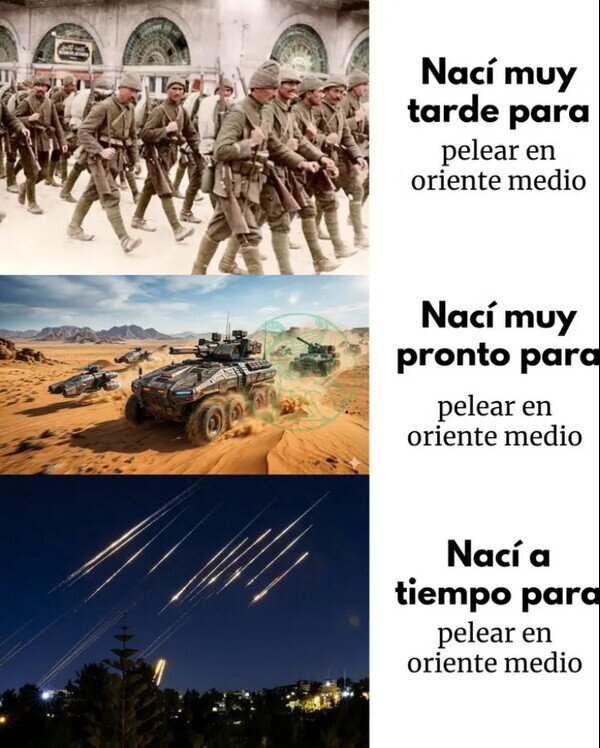 Otros - Siempre hay tiempo para pelear en Oriente Medio