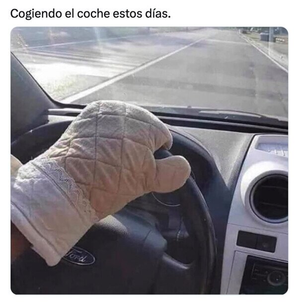 Otros - El volante ardiendo