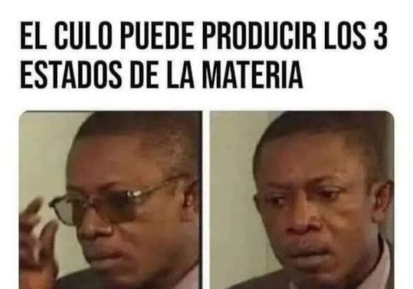 ¿Qué clase de brujería es esta? culo,estados,materia