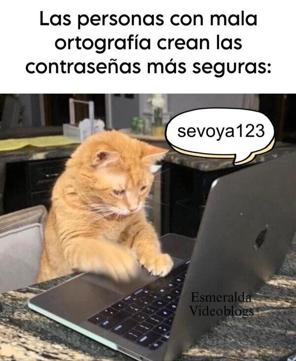 Otros - La mejor contraseña es la que está mal escrita