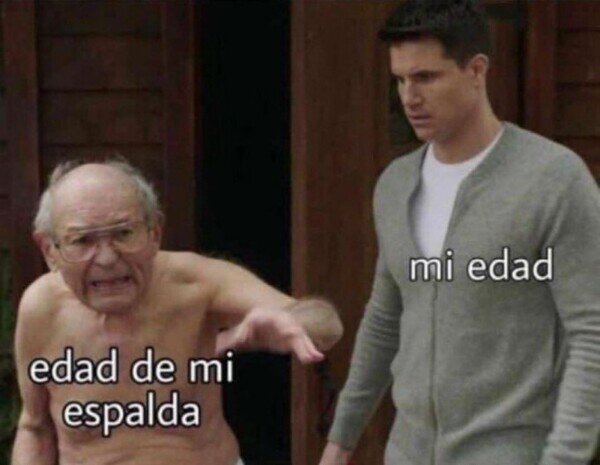 edad,joven,viejo,espalda