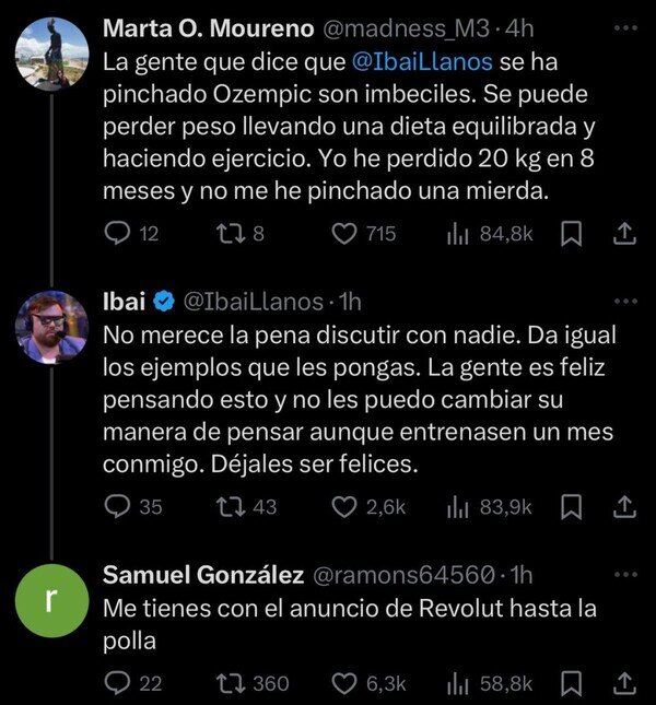 Ibai,adelgazar,ozempic,anuncio,revolut