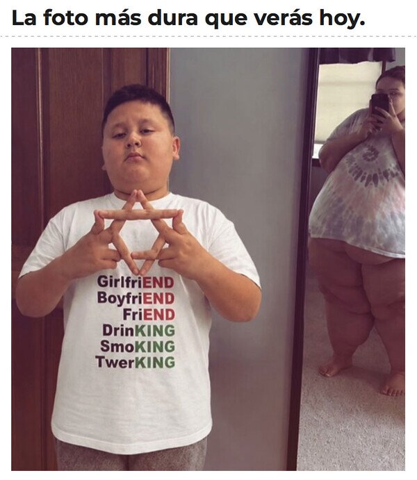 foto,dura,ni&ntilde;o,espejo,camiseta,wtf