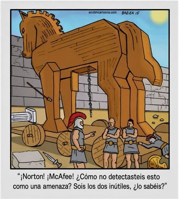 Meme_otros - El origen de los troyanos