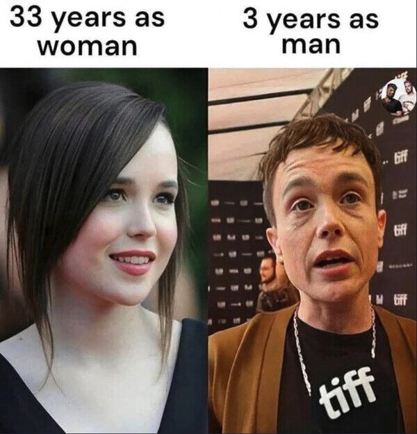 Ellen Page,Elliot Page,hombre,mujer,cara