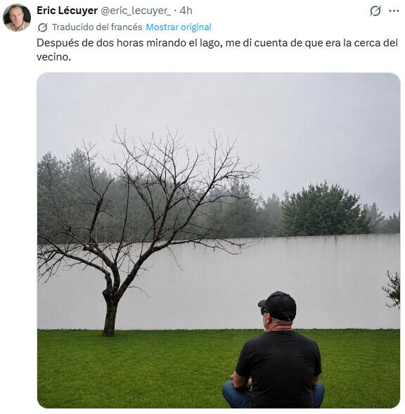 lago,muro,mirar